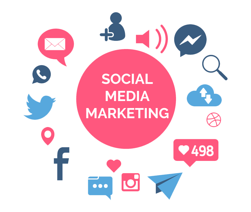 Social Media Marketing Info graphics